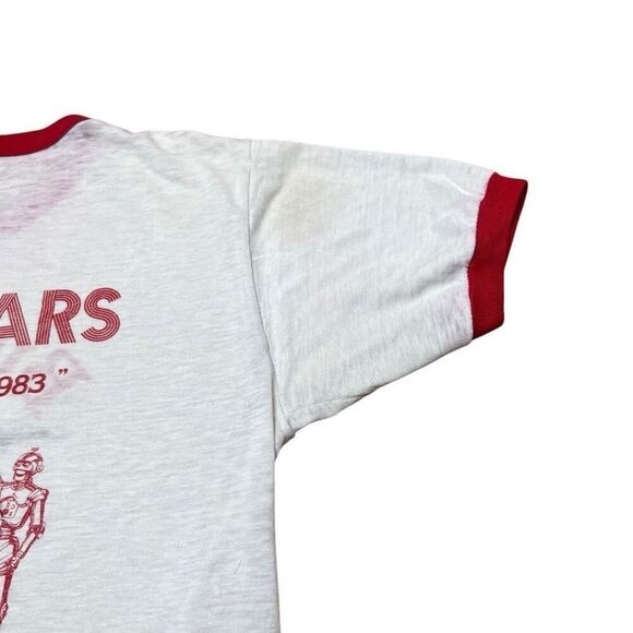 American Vintage 80s Budweiser Ringer Shirt Medium - Picture 10 of 10